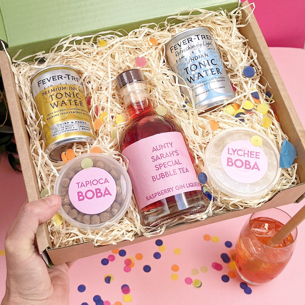 Personalized Bubble Tea Gift Box 