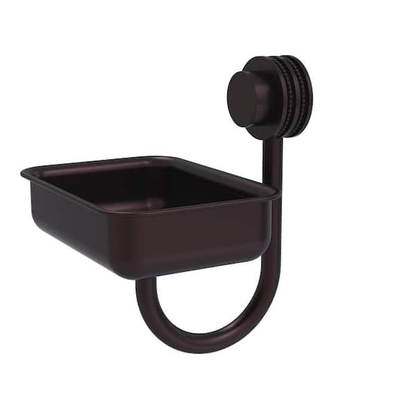 Venus Collection Wall Mounted Soap Dish with Dotted Accents in Antique Bronze