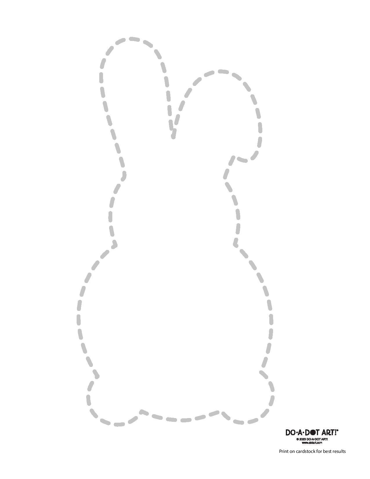 Preview of Bunny Silhouette Printable