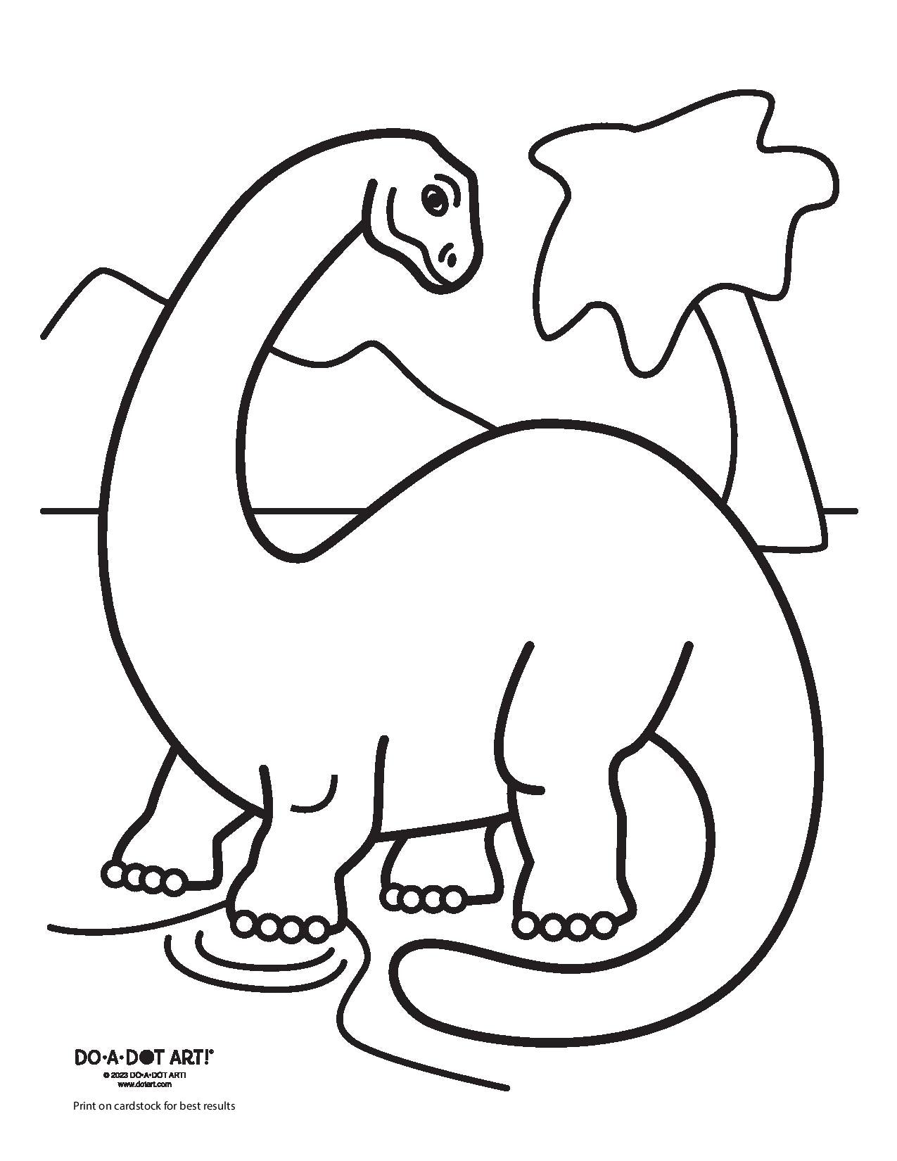 Preview of Dino 1 Printable