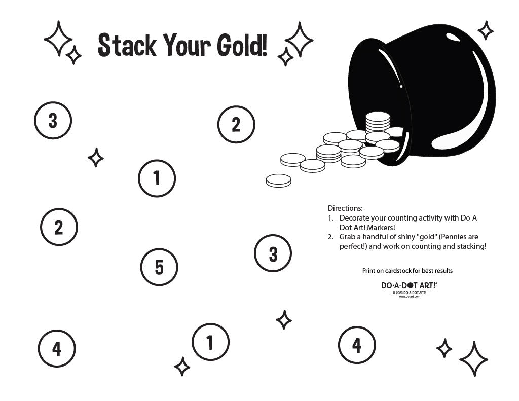Preview of Penny Stack Printable