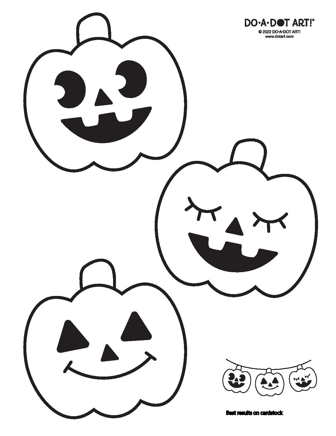 Preview of Pumpkins Printable