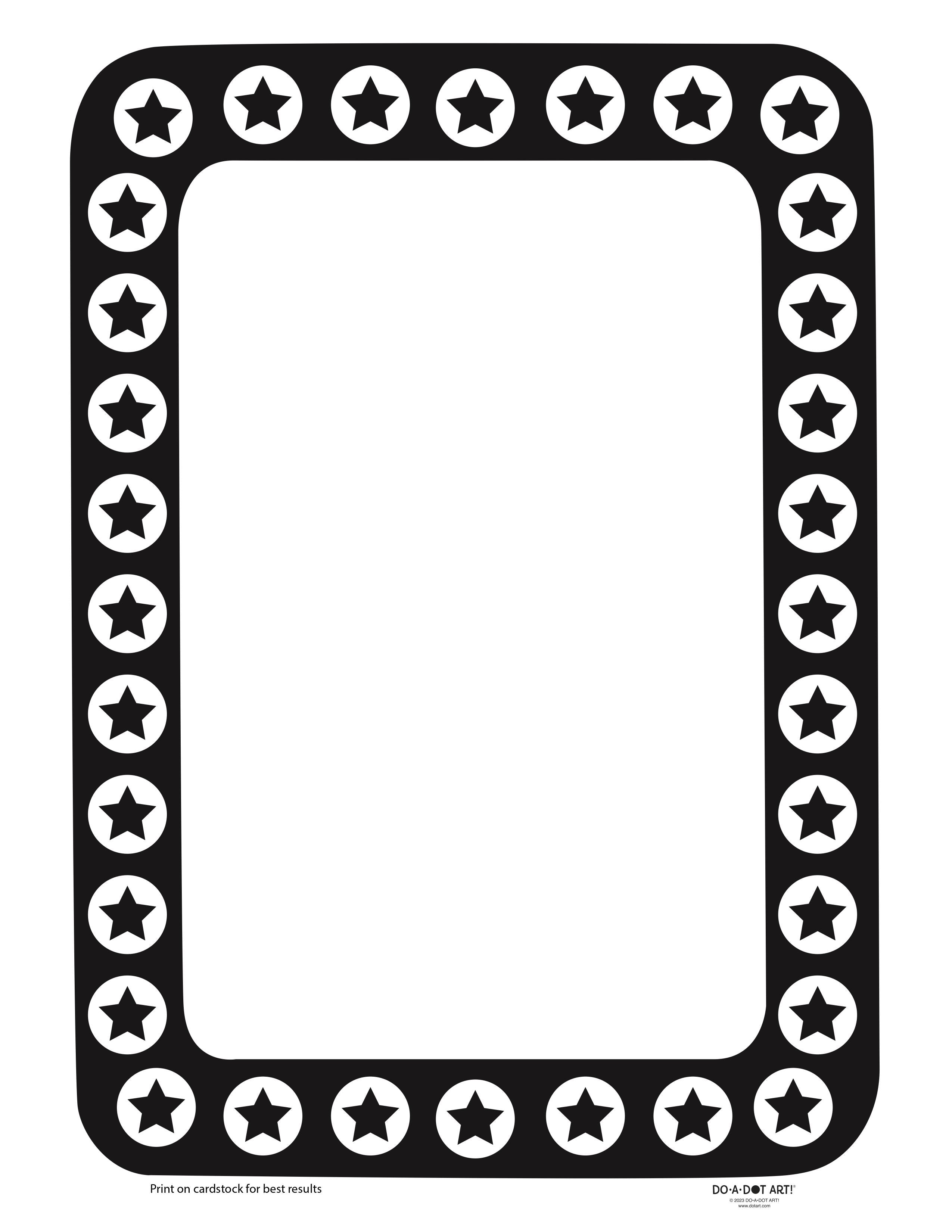 Preview of Star Border Printable