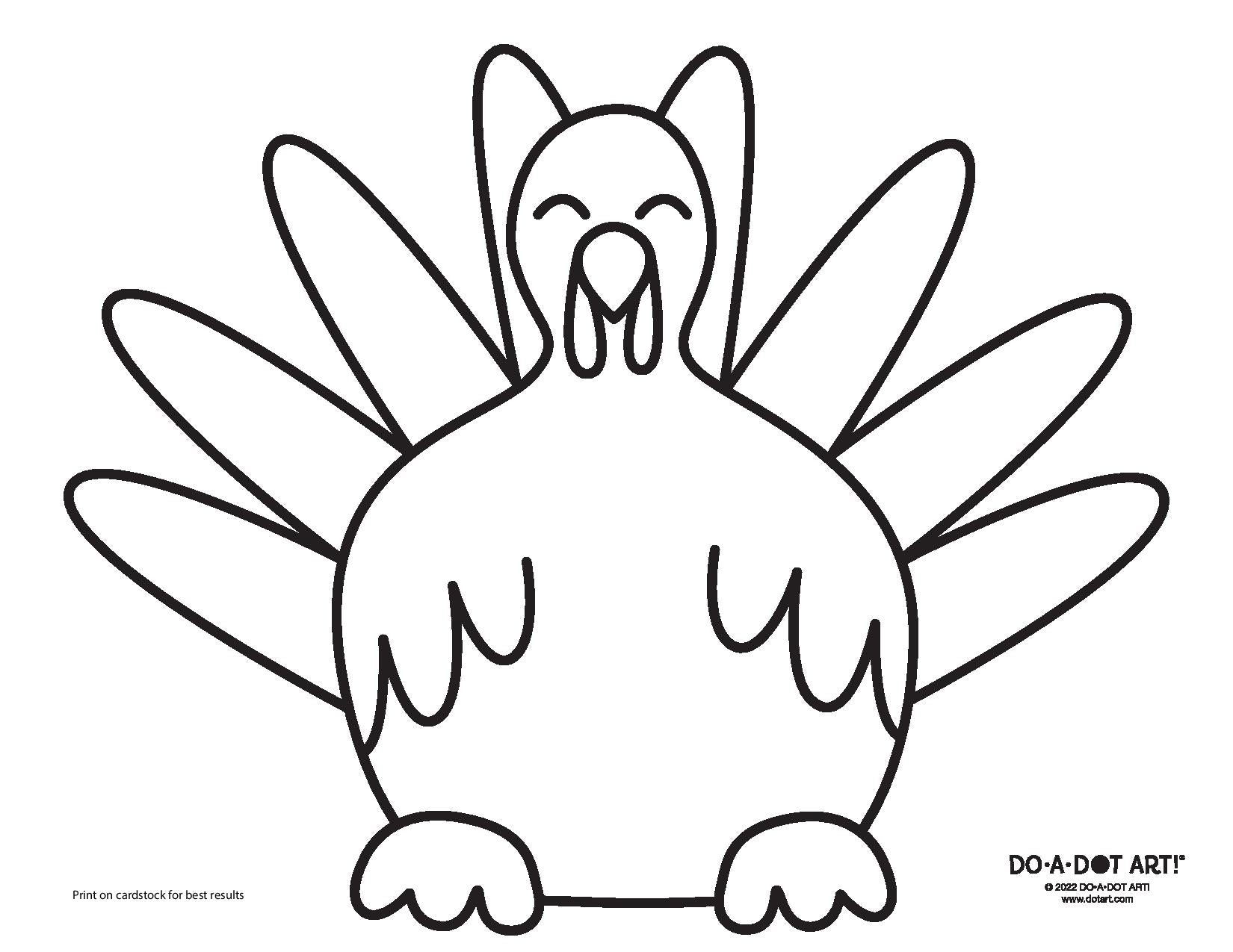 Preview of Turkey Printable