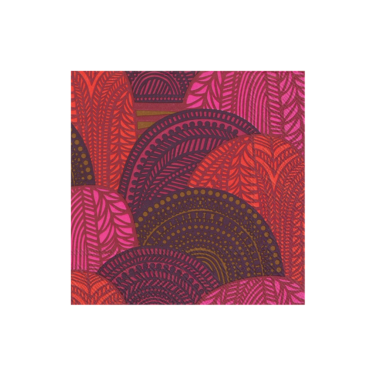 Cocktail Napkins - Marimekko Vuorilaakso Red – Jacaranda Tree & Co