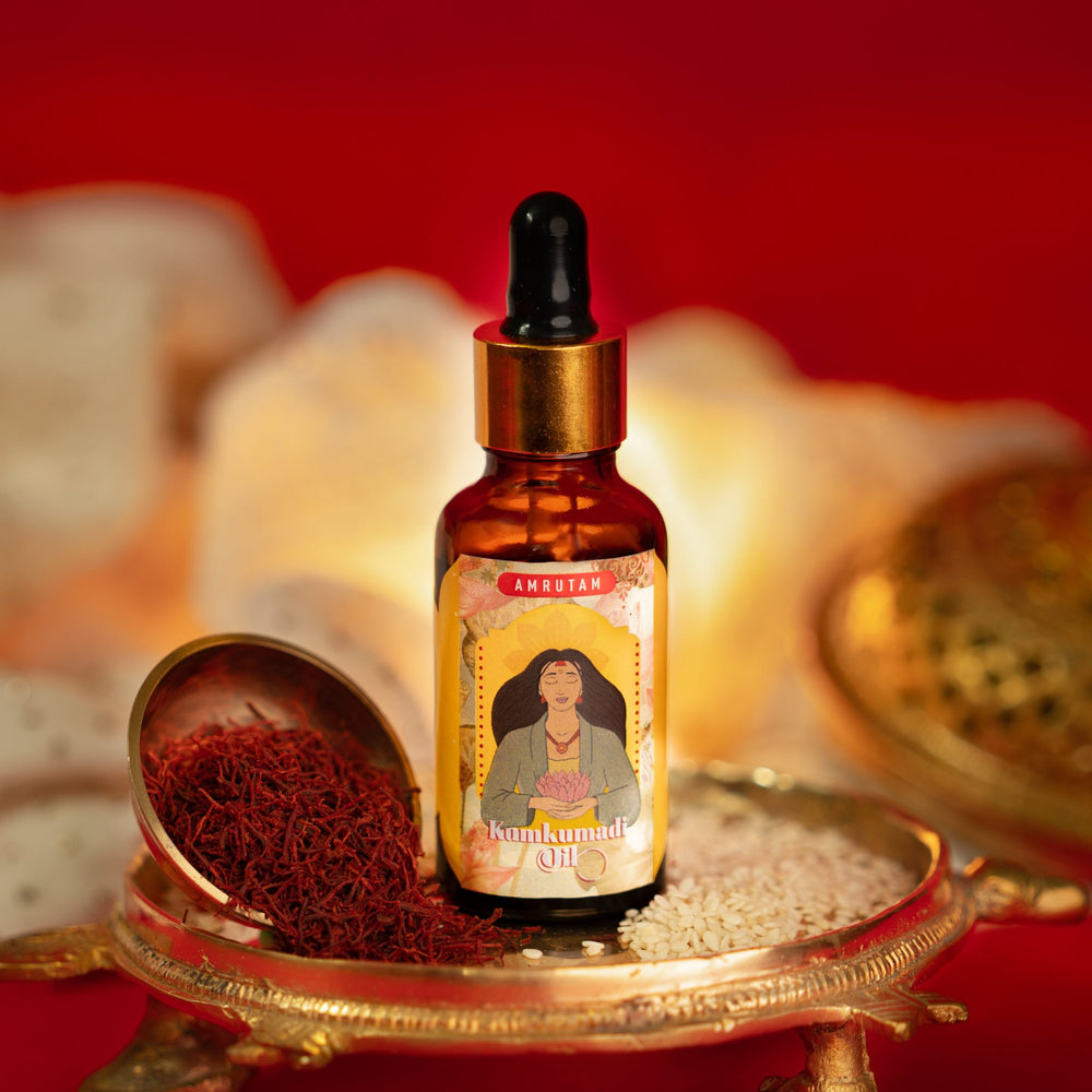 Amrutam Kumkumadi Oil | Ayurvedic Recipe for Skin Radiance 200ML