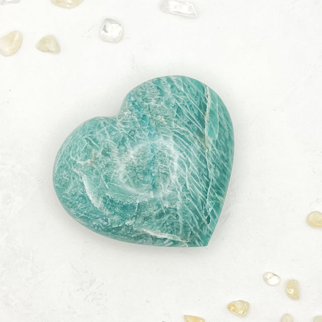 Product Image of Amazonite Heart #1