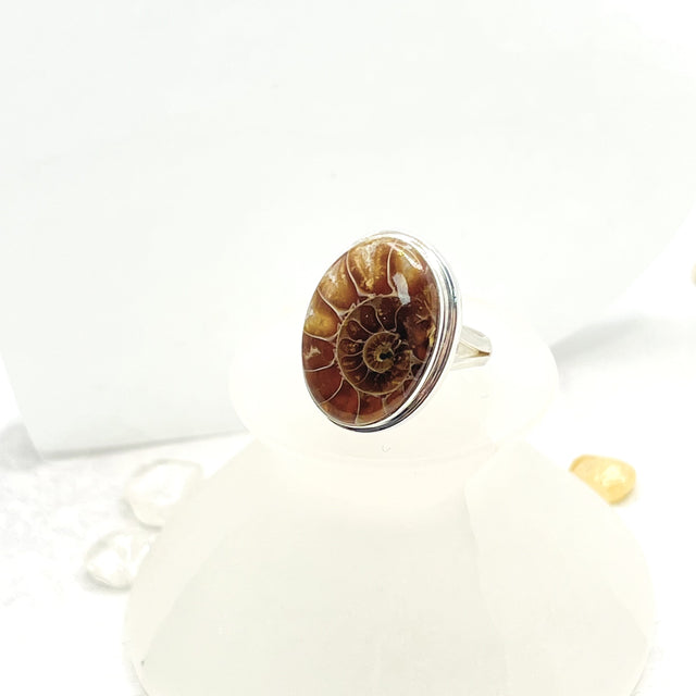Product Image of Fossil Oval Sterling Silver Ring #2