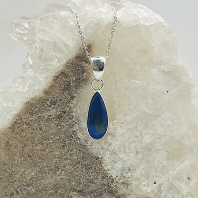 Lapis Lazuli Oval Sterling Silver Pendant