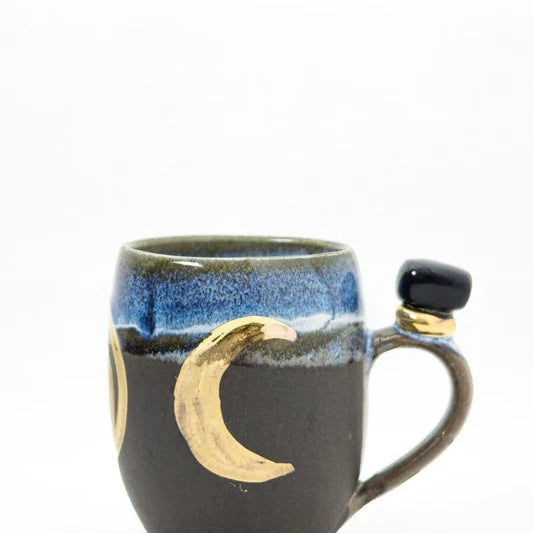 Product Image of Black Obsidian Crystal Mug #1