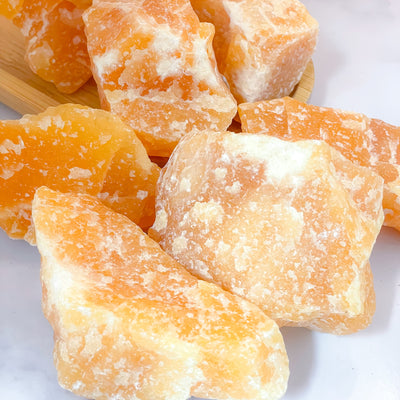 Orange Calcite Raw