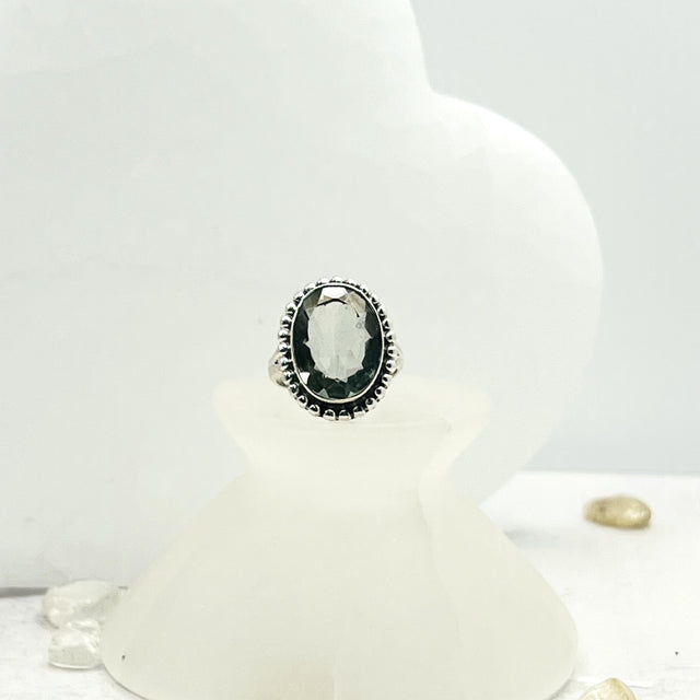 Product Image of Prasiolite Oval Sterling Silver Ring #2