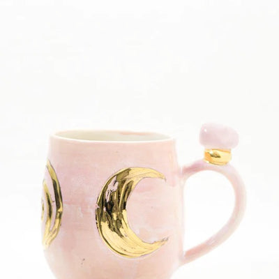 Rose Quartz Crystal Mug