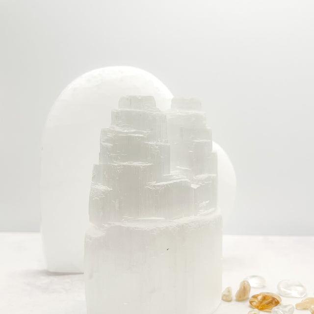 Product Image of Double Selenite Tower #1
