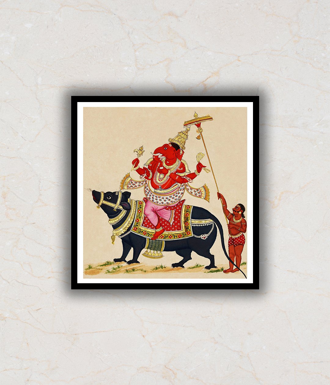 Thajavur Ganesh/Ganpati Art Painting For Home Wall Art Decor ...