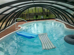 Inside a Universe Retractable Pool Enclosure
