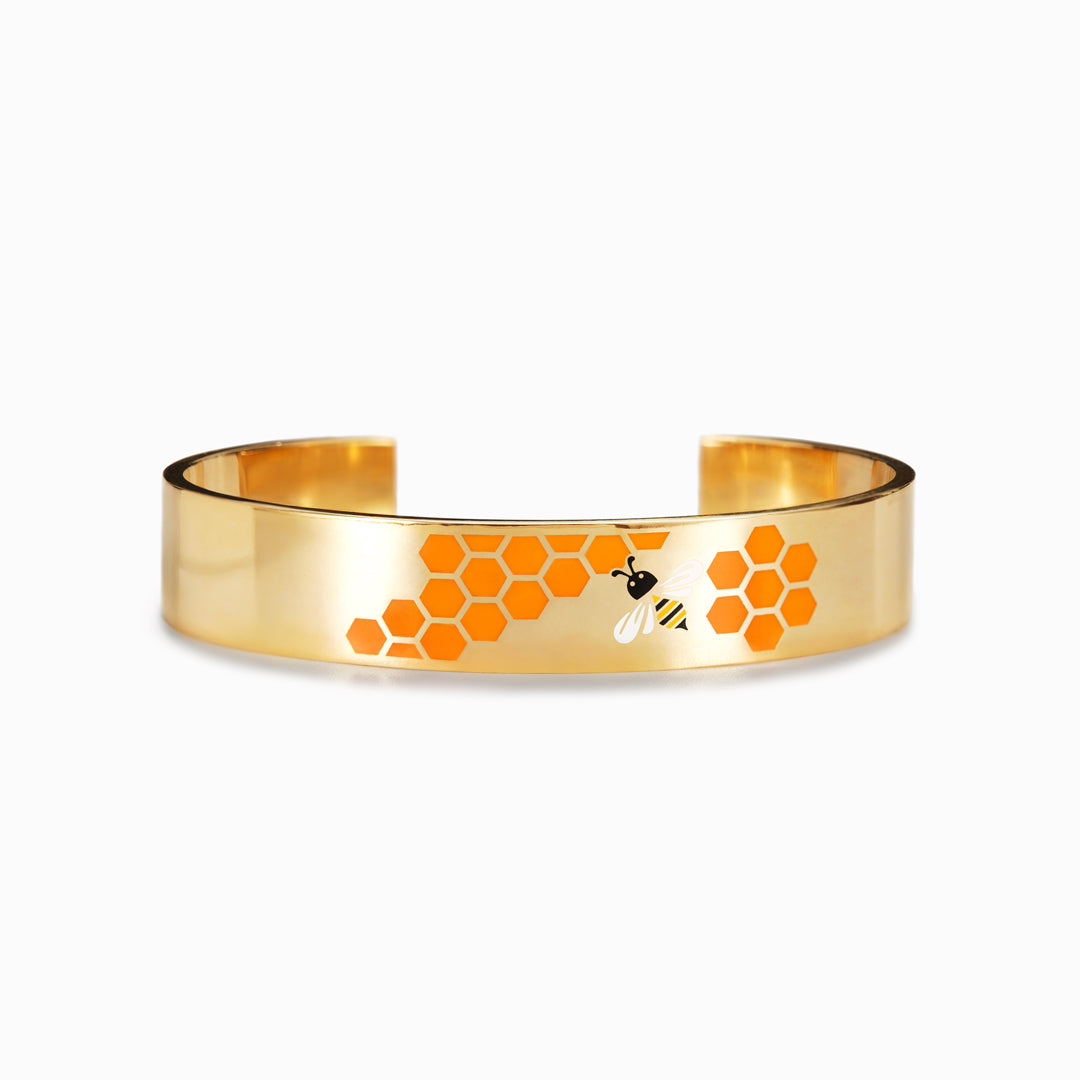 Bee Badass Everyday Bee Bangle - StoryJewelry product image