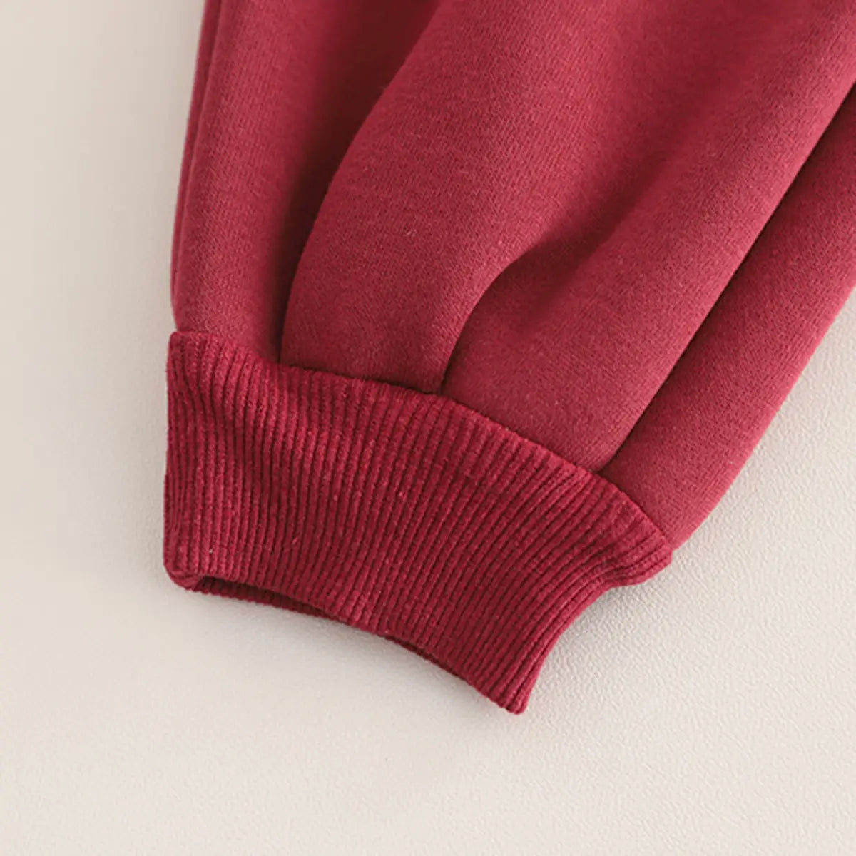 Boys Red Regular Sweatshirt With Sleeveless Jacket & Trouser Sets 3 pc. Sets