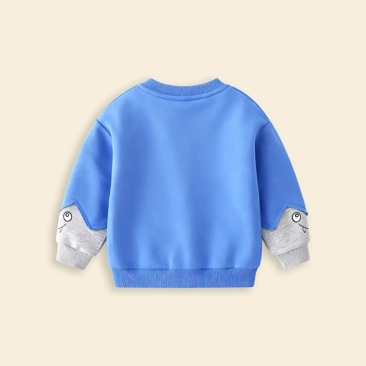 Boys Light Blue Typographic Printed Sweatshirt Sweatshirts & Hoodies