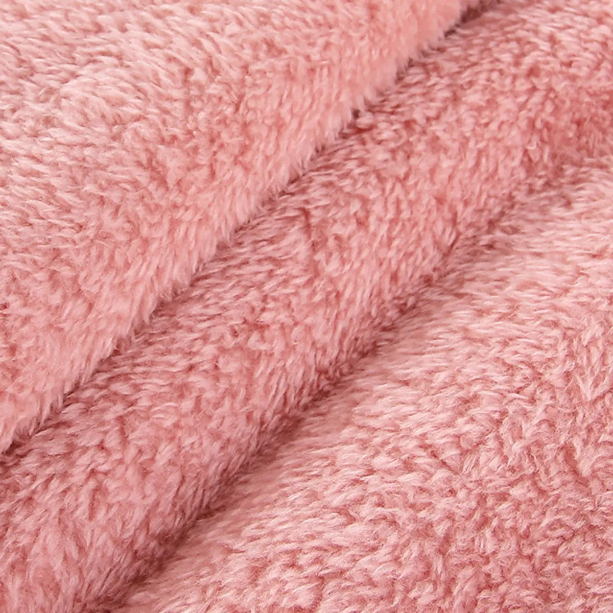 Boys Pink Fleece Hooded Raglan Sleeves Zipper Jacket Coats & Jackets