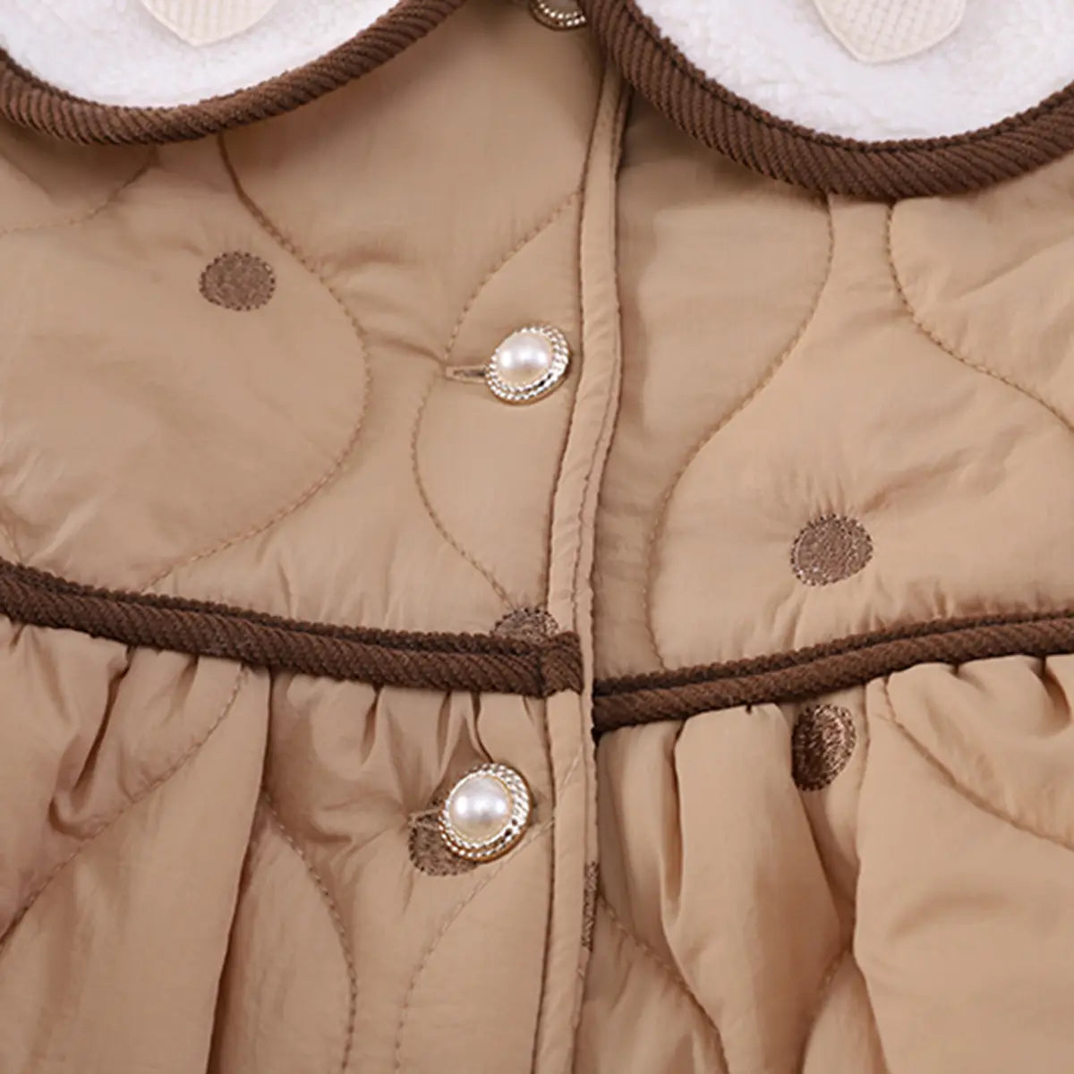 Girls Khaki Long Sleeves Jacket With Regular T-Shirt & Pant Sets 3 pc. Sets