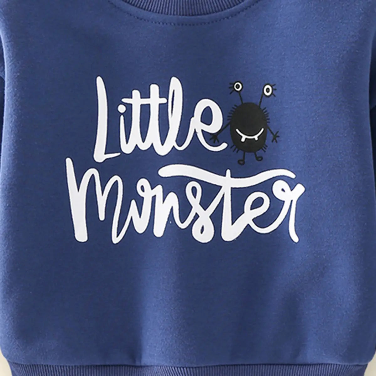 Boys Blue Typographic Printed Sweatshirt Sweatshirts & Hoodies