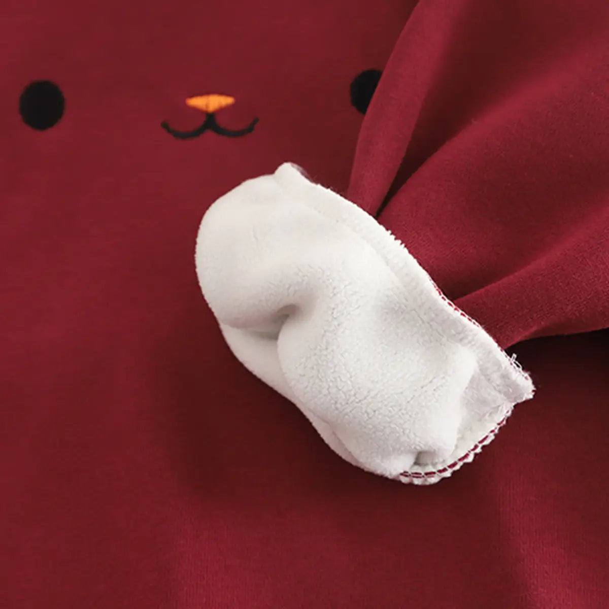 Boys Red Regular Sweatshirt With Sleeveless Jacket & Trouser Sets 3 pc. Sets