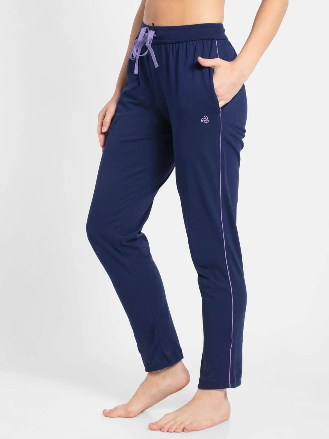 Buy Jockey Women Regular fit Cotton Solid Track pants - Black Online |Paytm  Mall