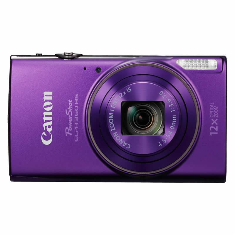 Canon 20.2 MP Point & Shoot Digital Camera ELPH 360 HS (V) IMAGE 1