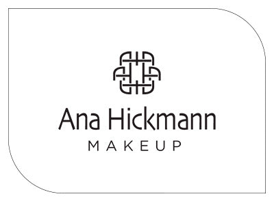 Logo da marca Ana Hickmann Makeup.