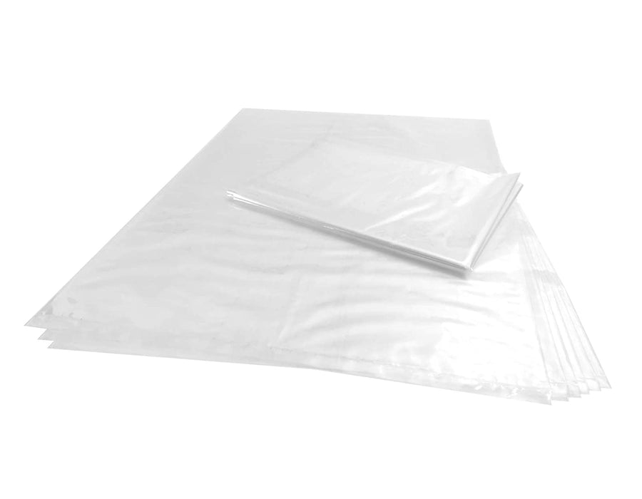 Clear Tri-Fold Plastic Bags
