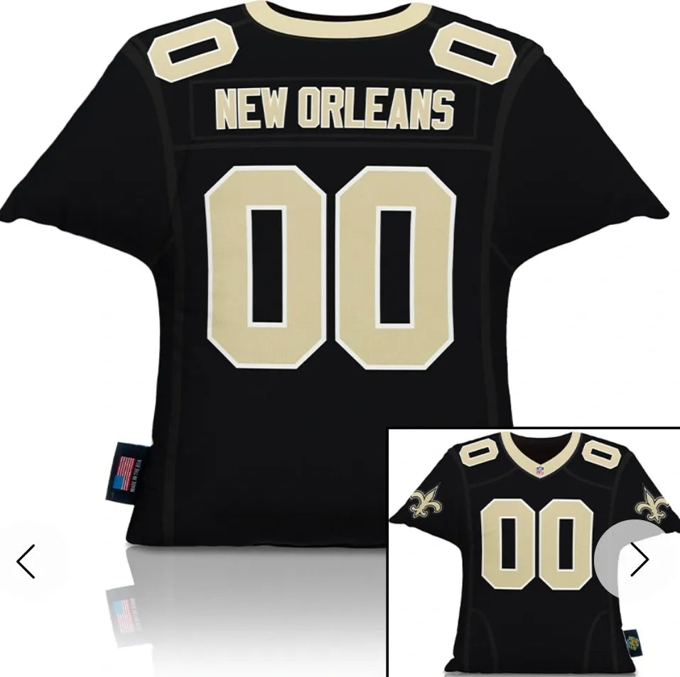 N.O. Saints Jersey Plushlete Pillows