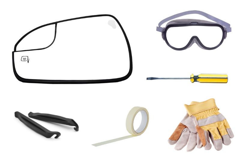 Tools needed for side view mirror glass replacement