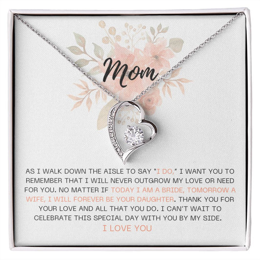 Gifts for Mom - Personalized necklace - Letter to Mom with Heart Neckl –  Elitegiftshop