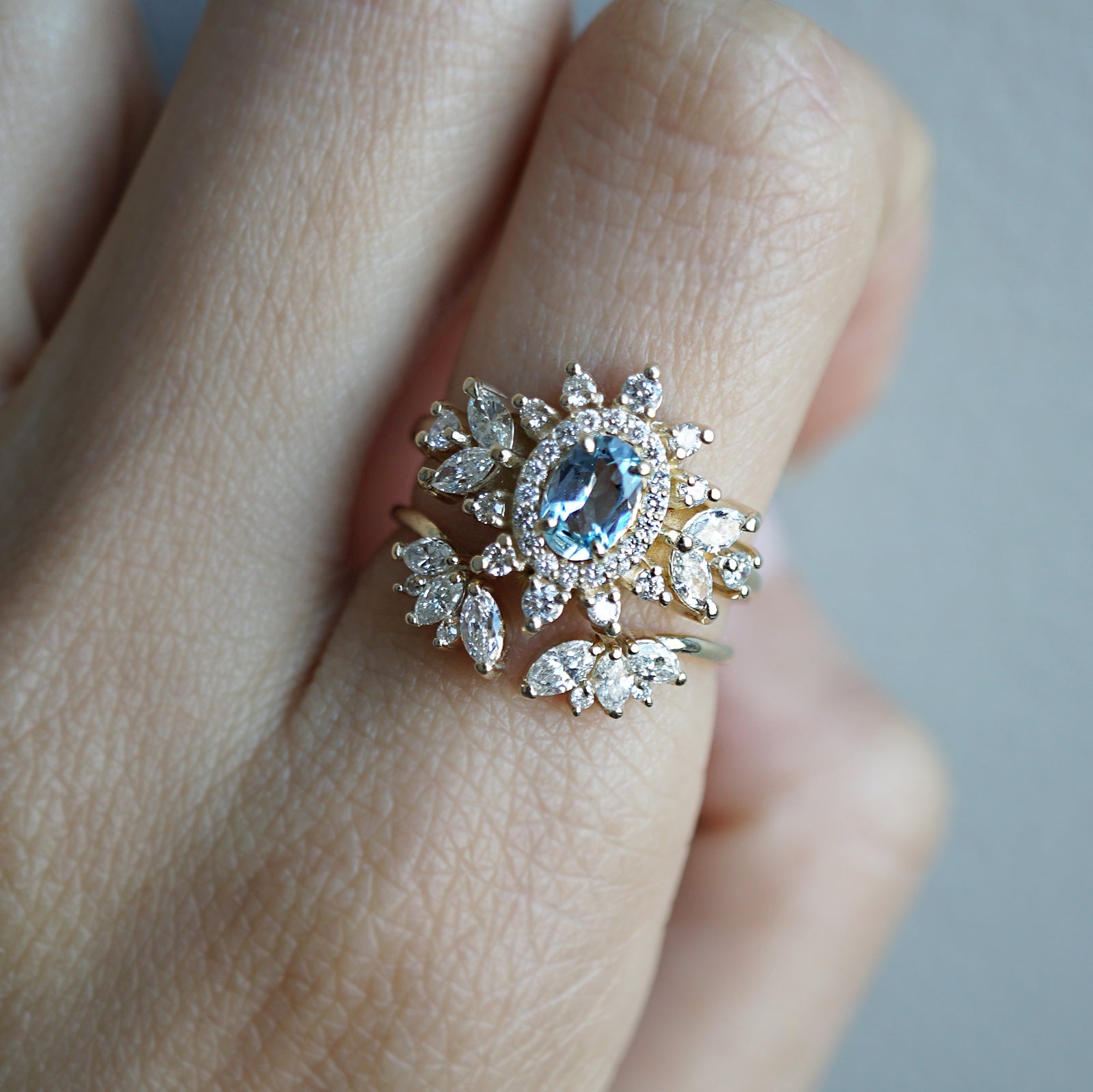 coco aquamarine ring