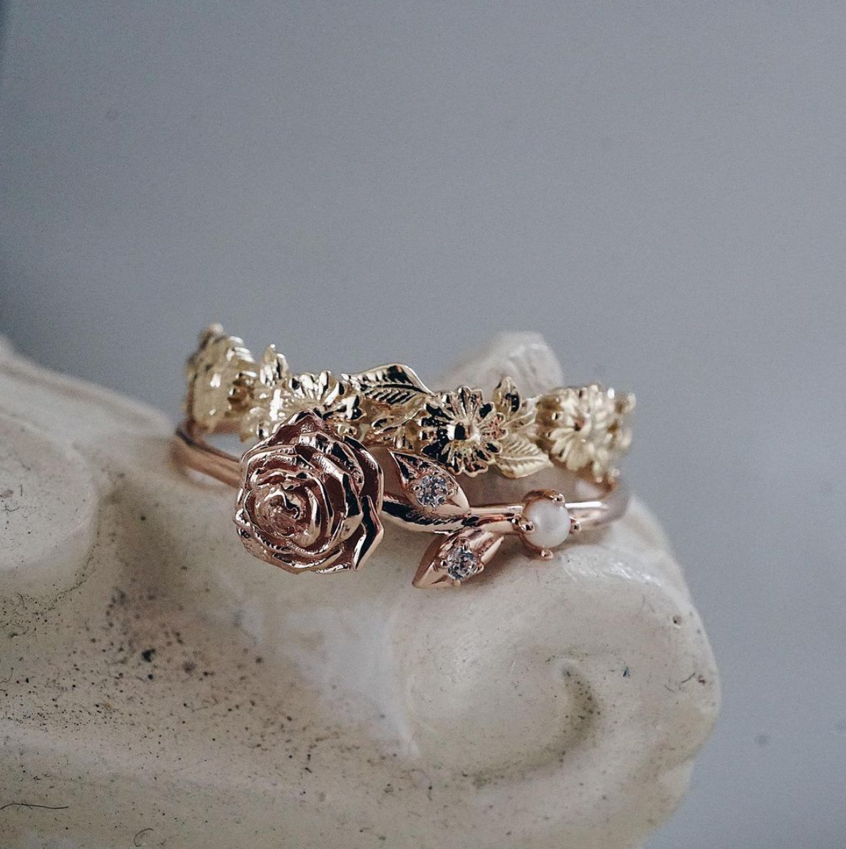 flower ring jewelry