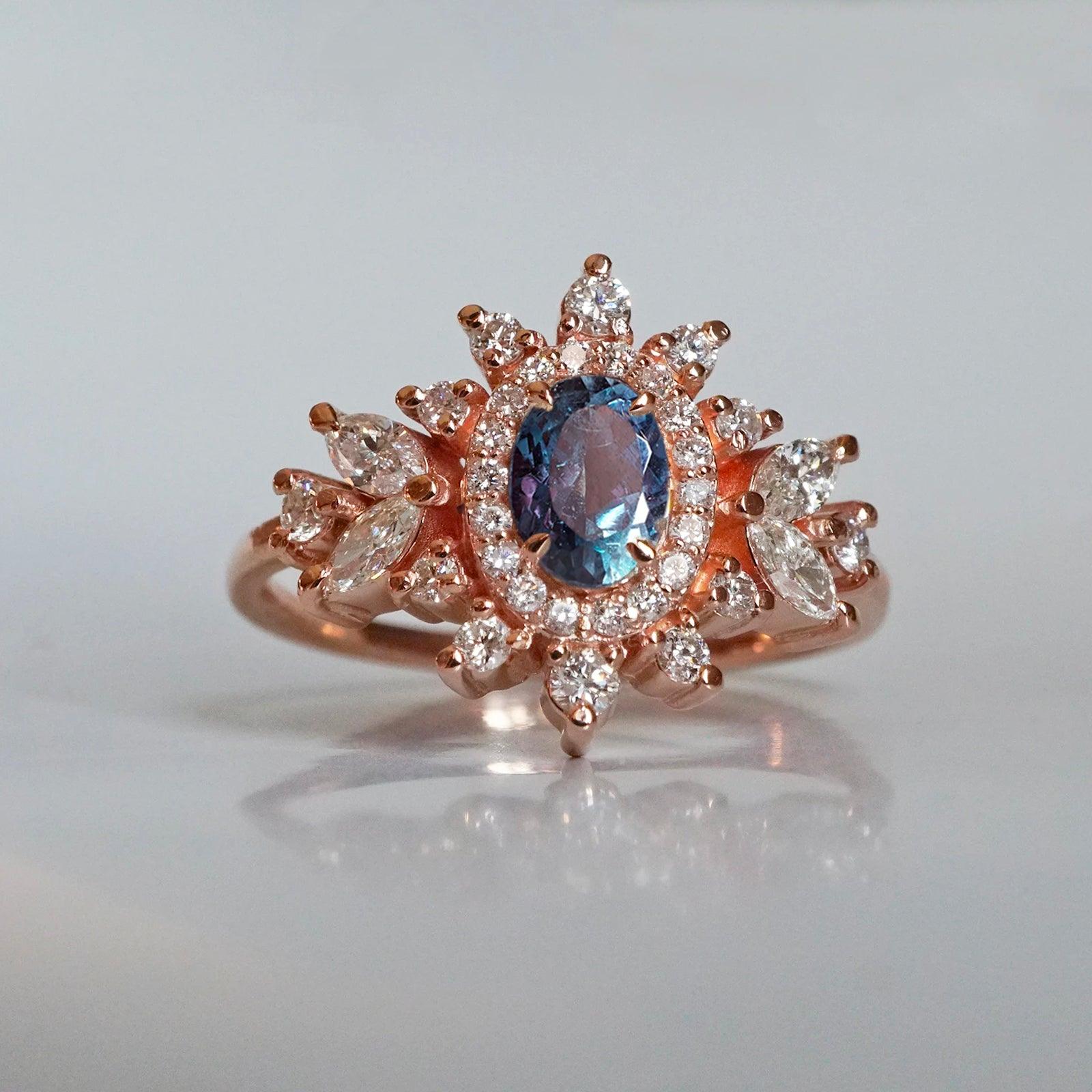 One Of A Kind: Coco Alexandrite Diamond Ring