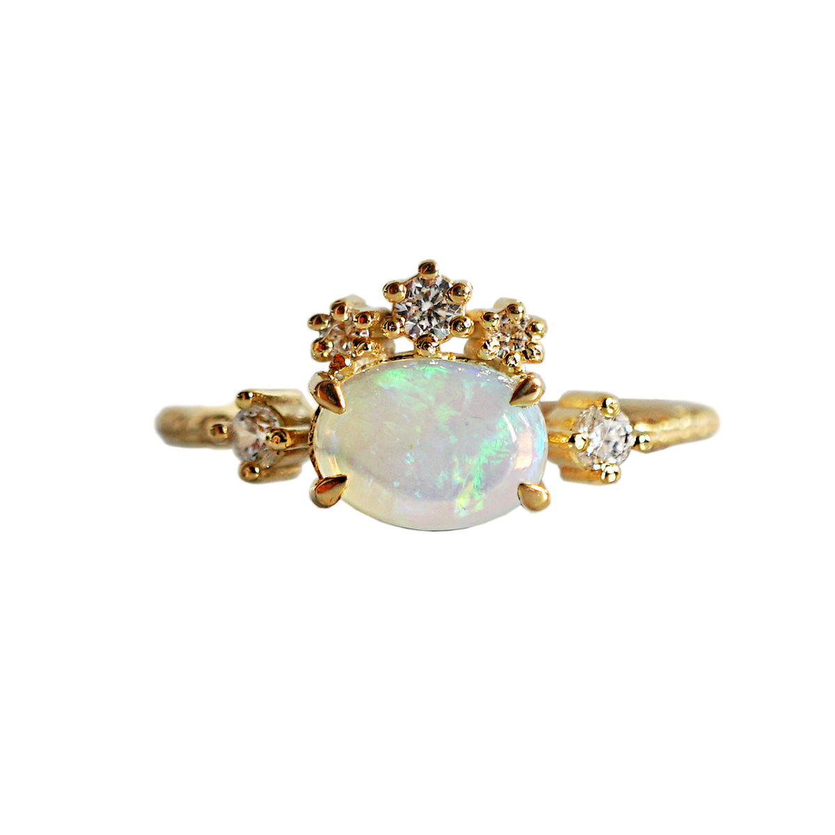 Opal Daphne Diamond Ring