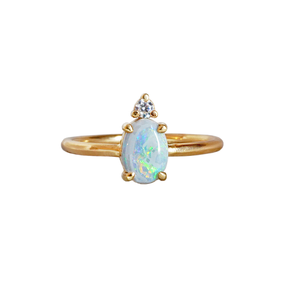 Opal Starry Night Ring