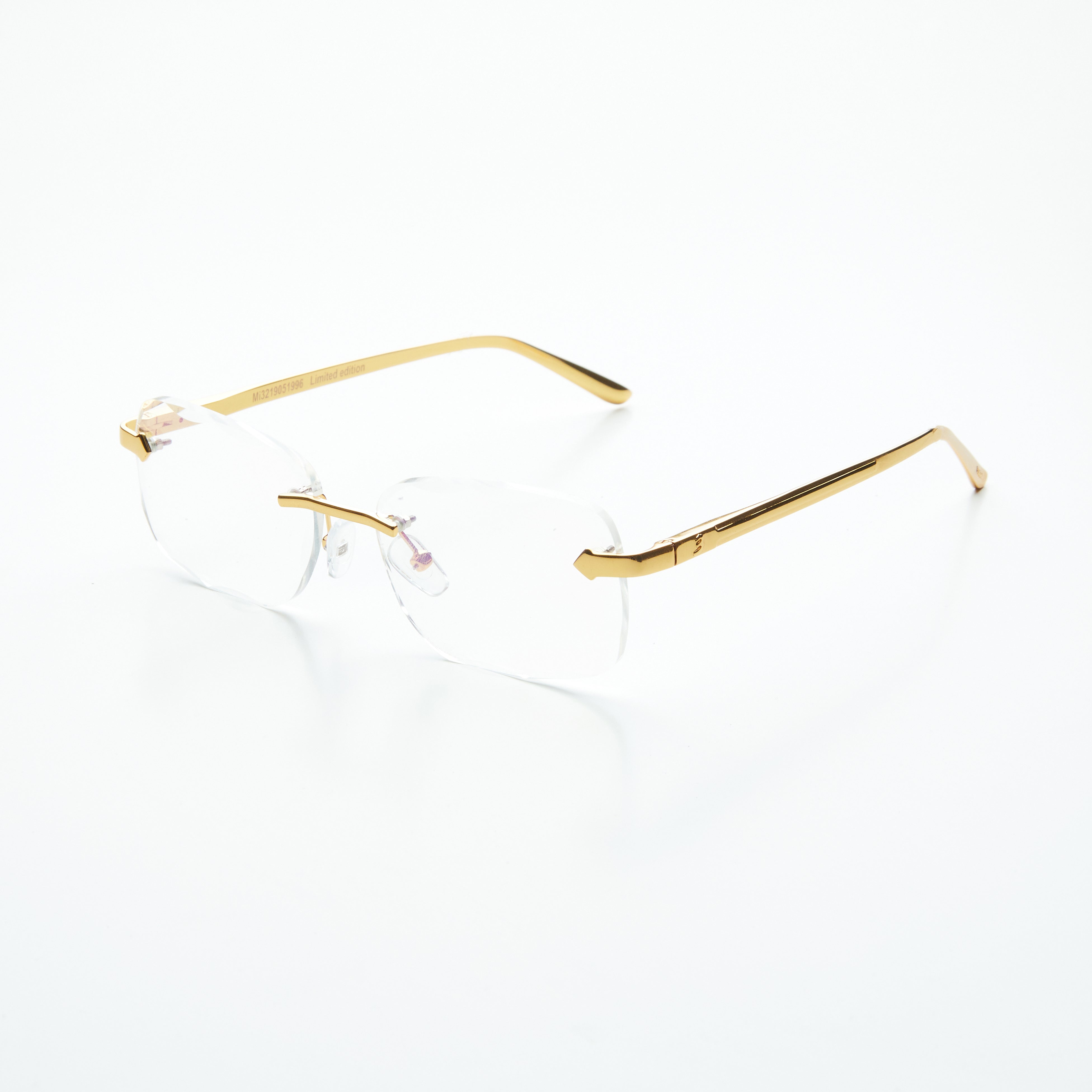 Trez Eyewear Gold Metal Clear – trezeyewear