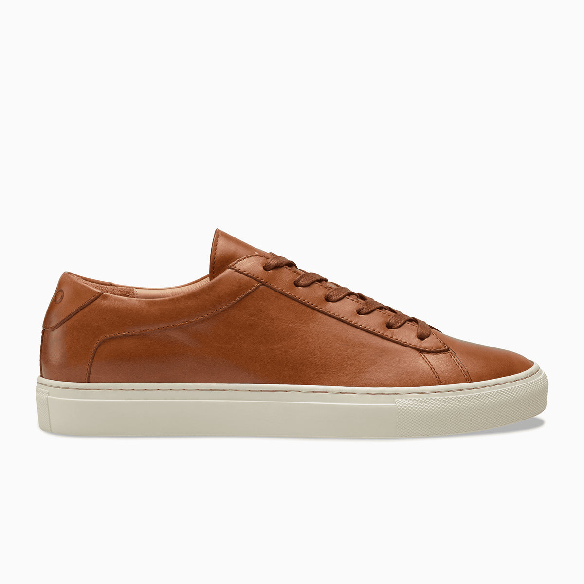 brown leather slip on sneakers