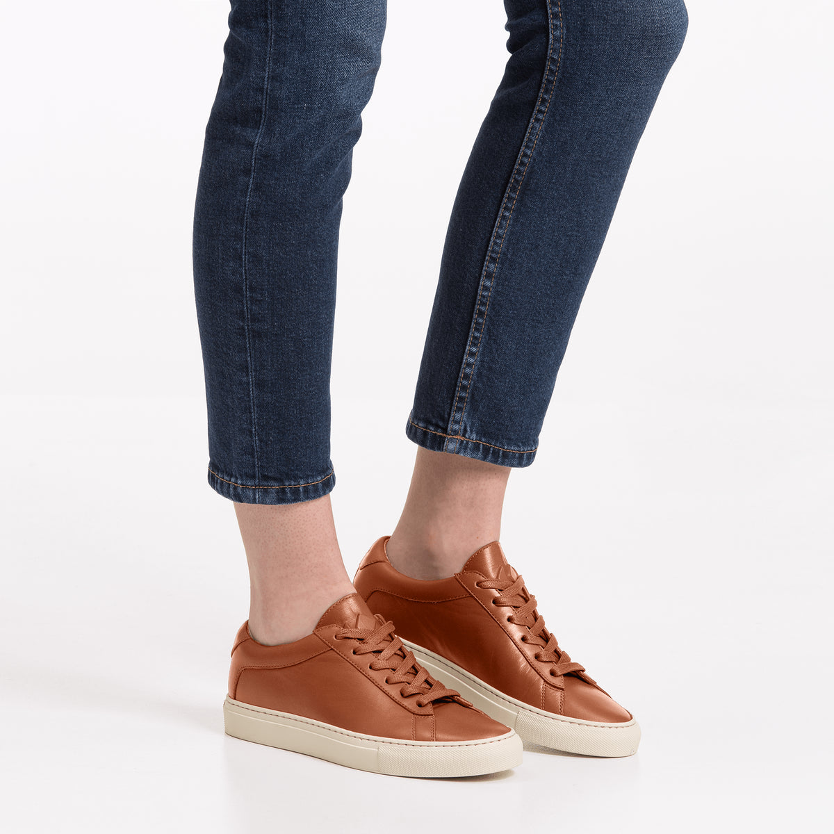 women's low top leather sneakers