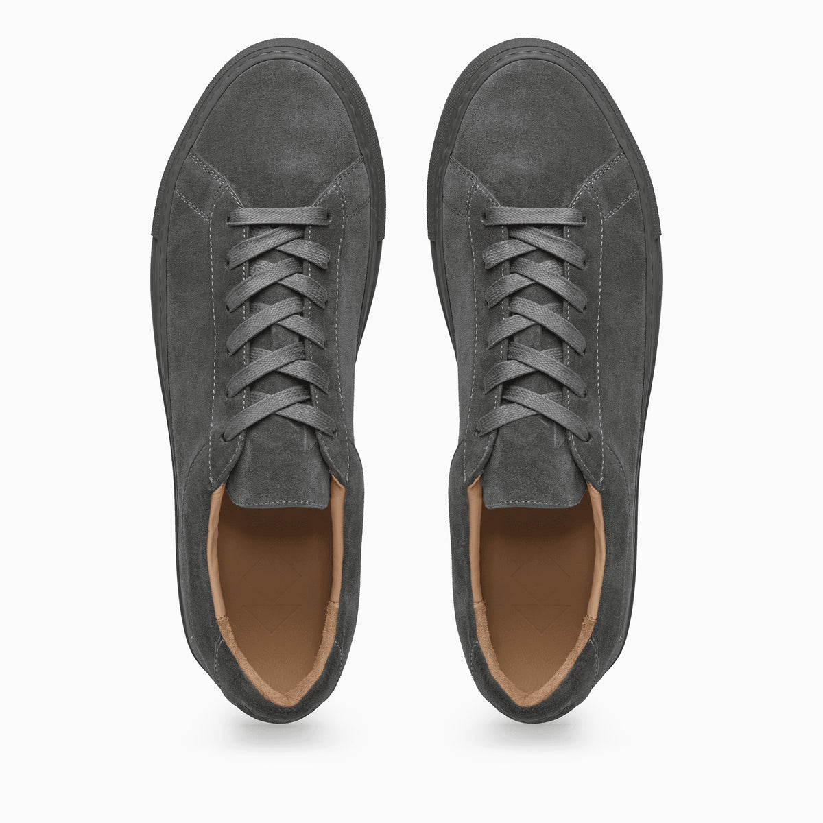 grey low top shoes