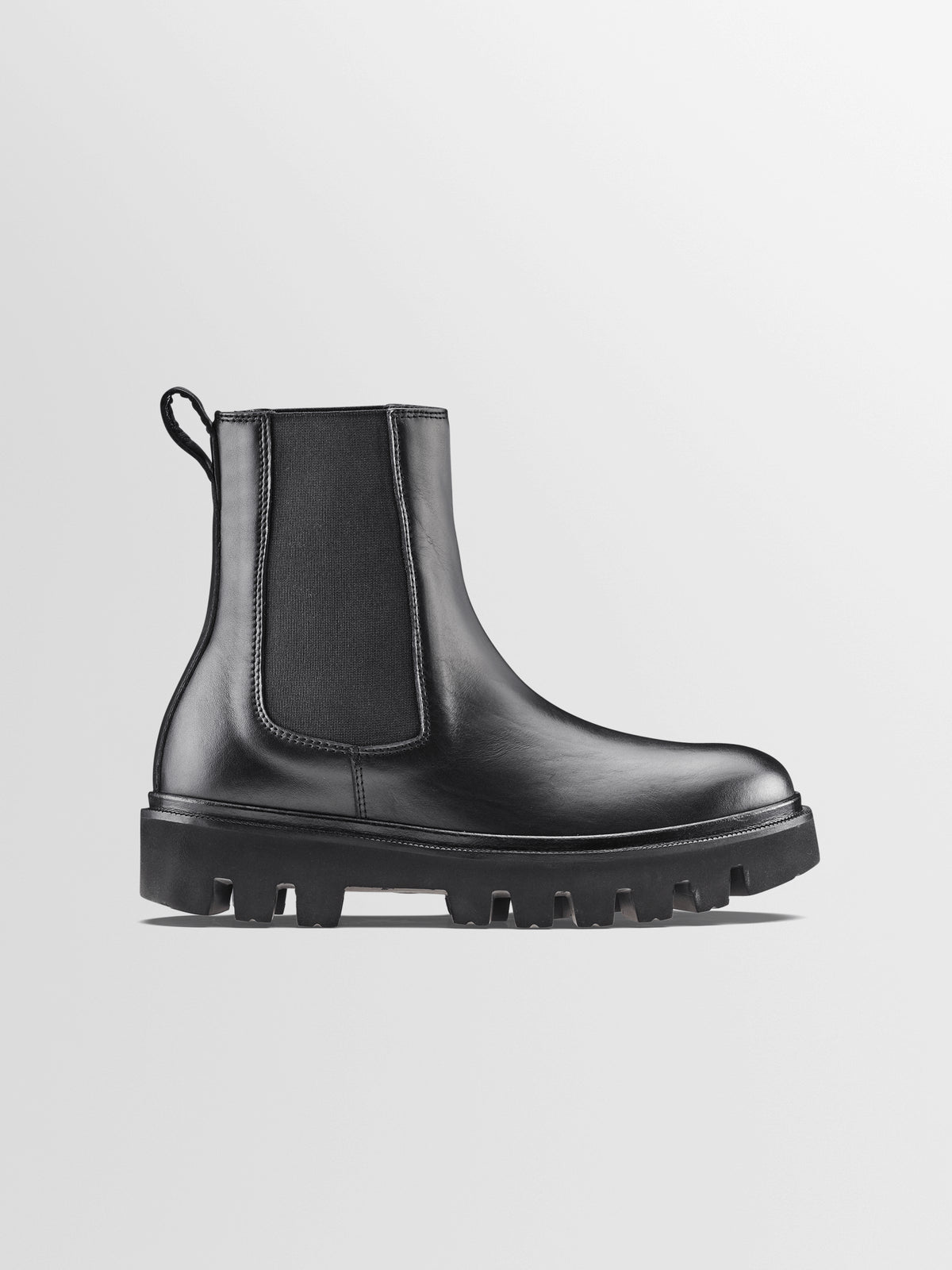 Chelsea Black Leather Boots for Women | Chelsea Nero | KOIO