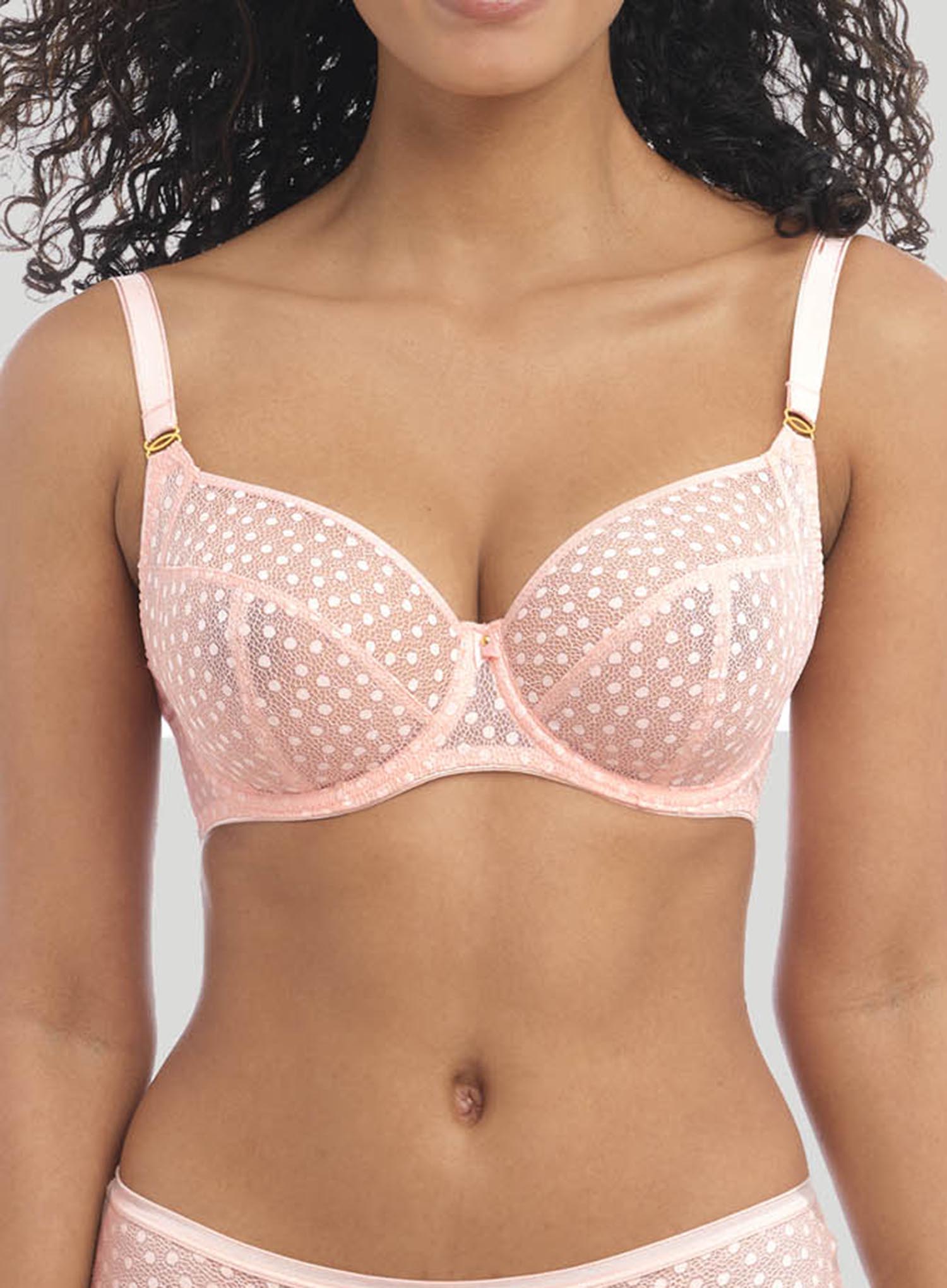 Freya Starlight Underwired D-G Cup Side Support Bra - Rosewater