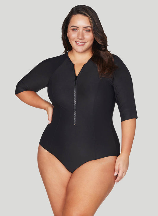 Artesands: Hues Raphael E/F Underwire Swimsuit R Black – DeBra's