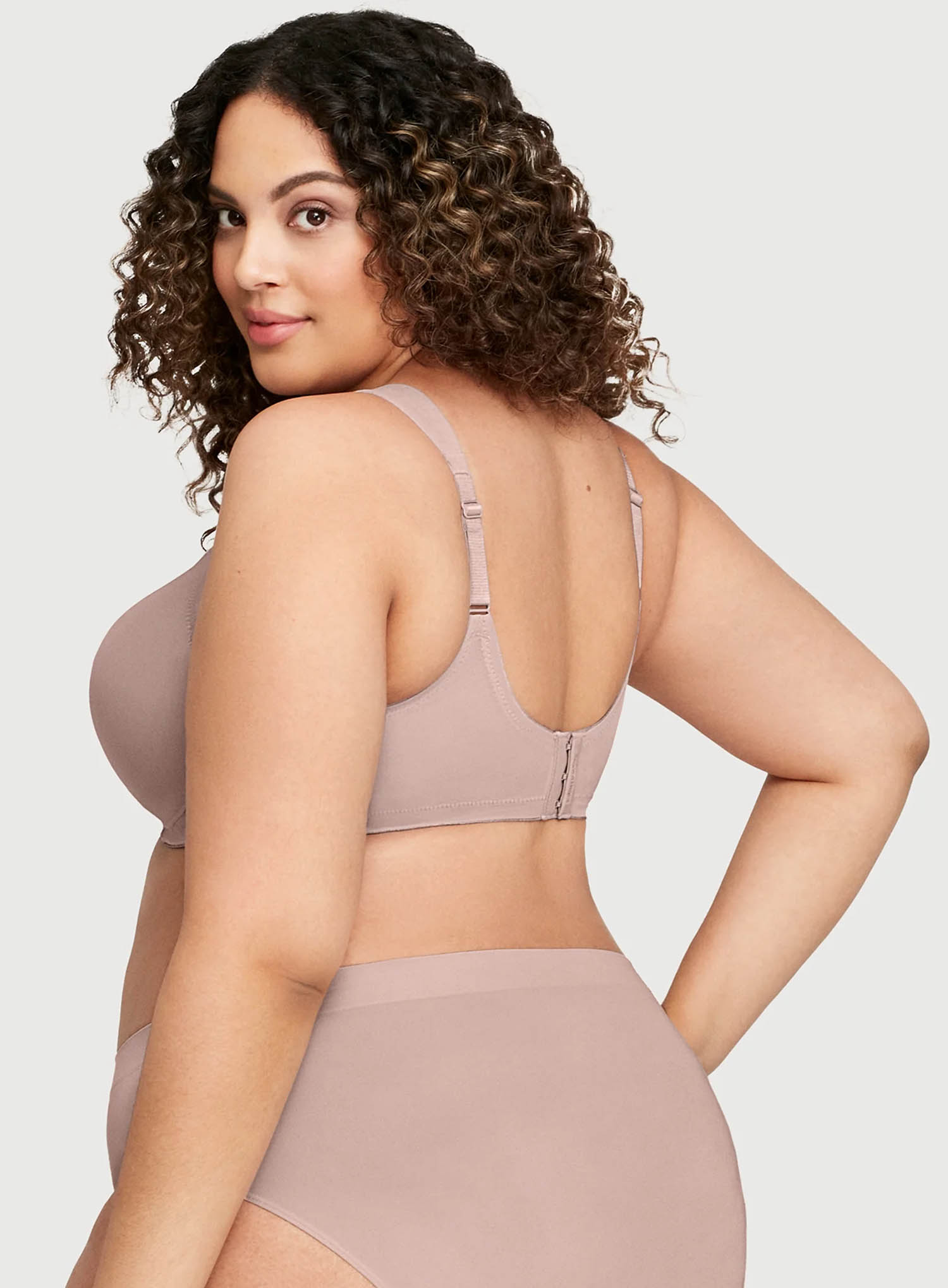 Glamorise: Magic Lift Seamless Support Tshirt Bra Taupe