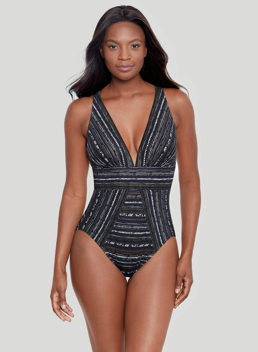 Miraclesuit Swimwear: Rock Solid Avra Underwired Shaping One Piece Mal –  DeBra's