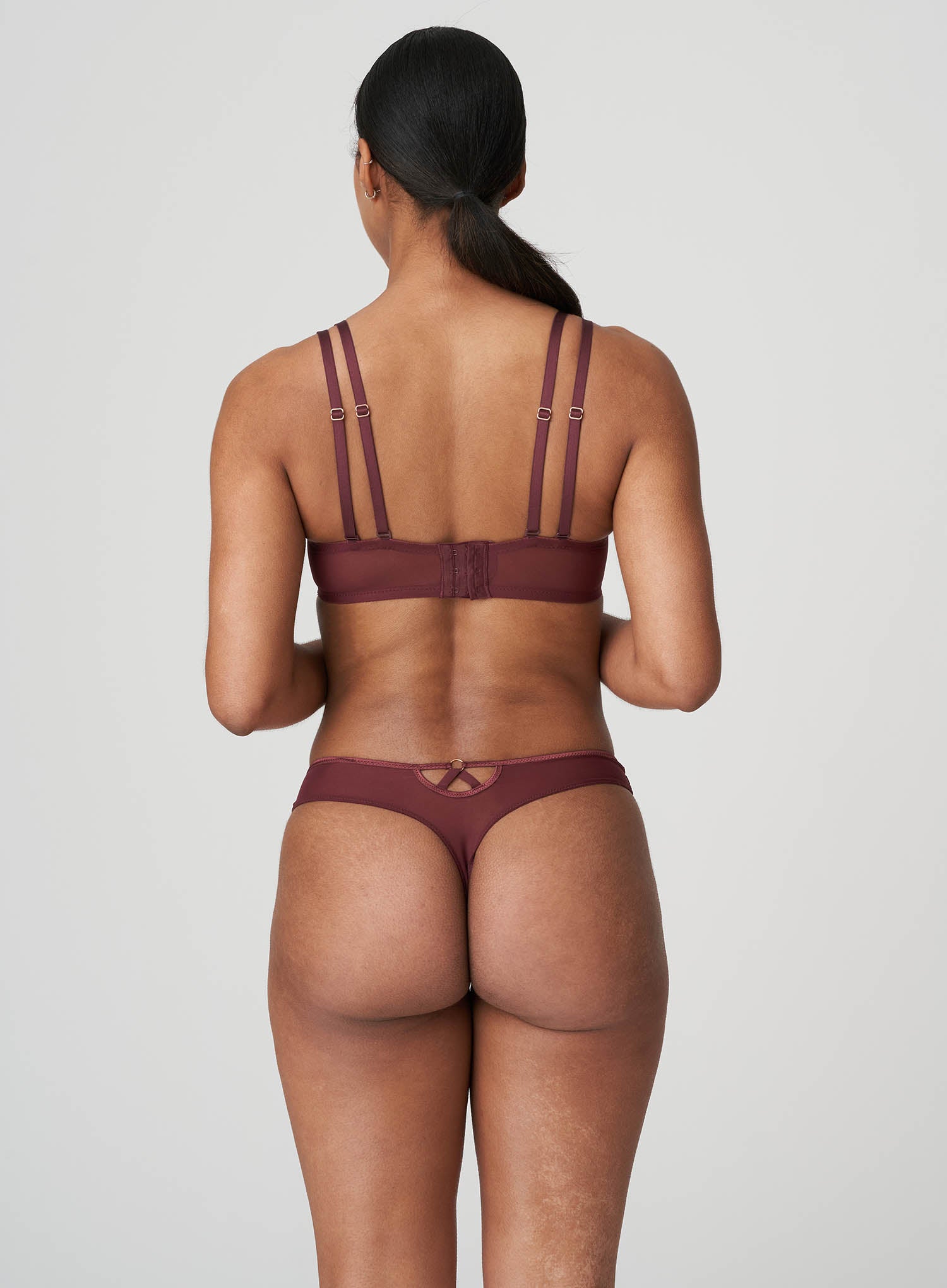 PrimaDonna Twist: First Night Padded Balcony Bra Merlot