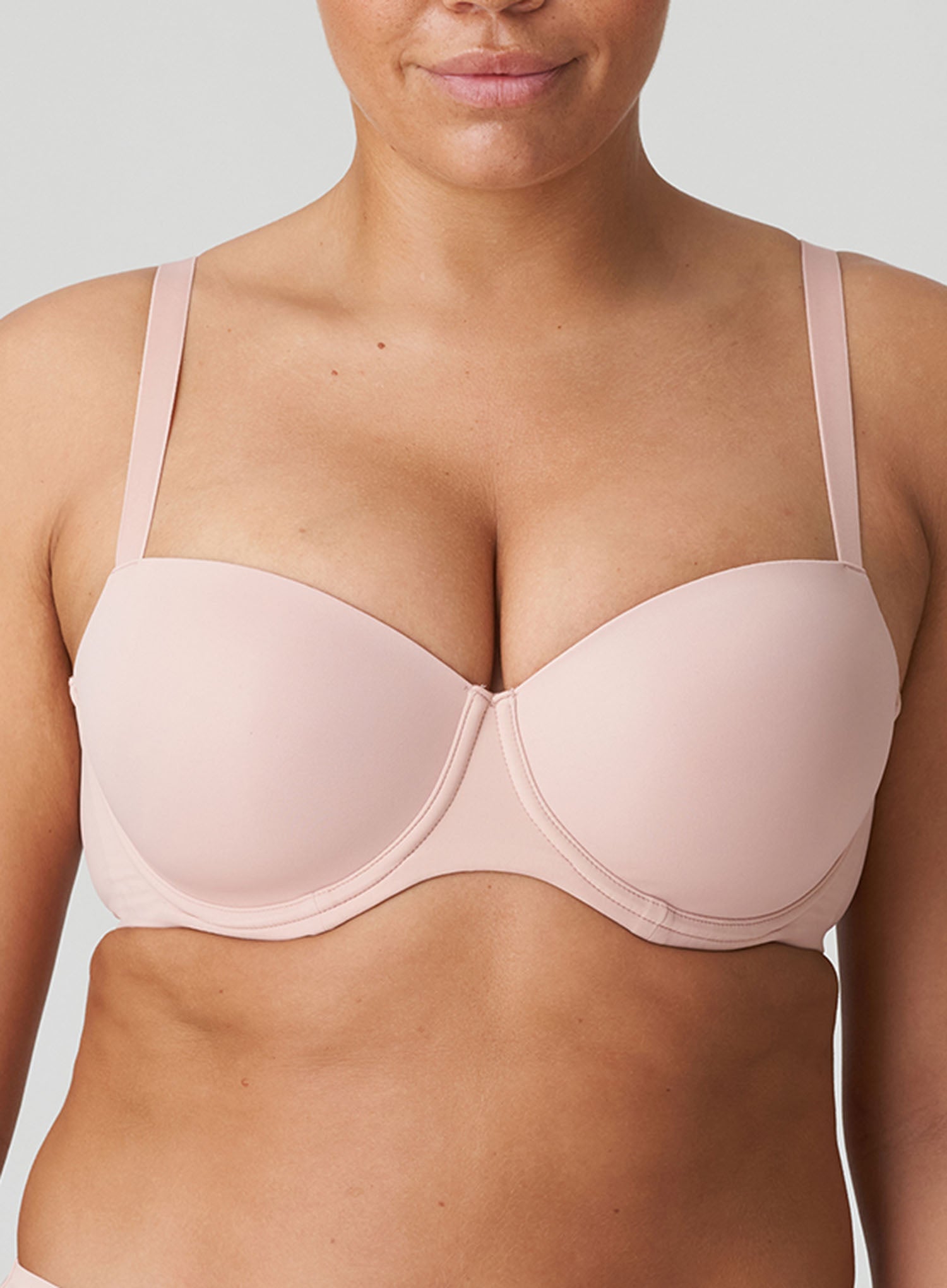 SOMETIMES Post-mastectomy light padded bra POWDERY PINK